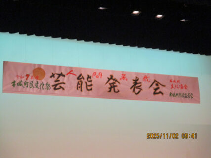 文化祭＆芸能発表会🎨🎤